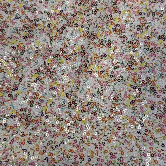 Isaac Mizrahi Live Women Always Isaac Sequin T-Shirt-Multi Color Sequence Large - Picture 2 of 11